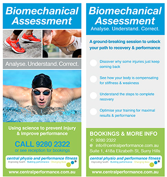 Reduce your injury risk with a Biomechanical Assessment