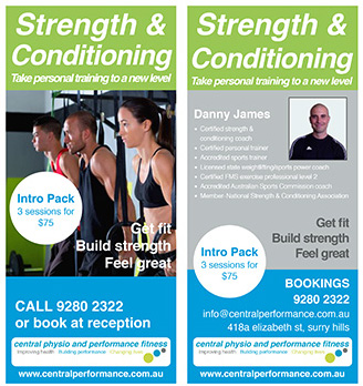 Strength & conditioning programs at Central Performance