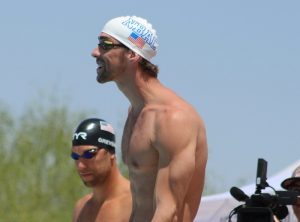 Rounded shoulder posture in swimmers.