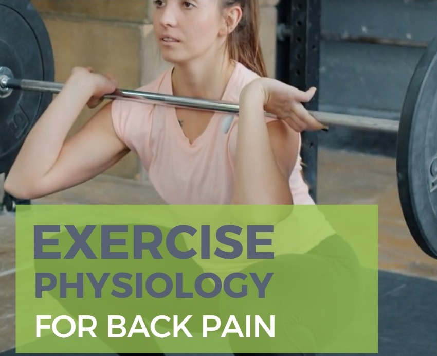 Exercise physiologist for low back pain